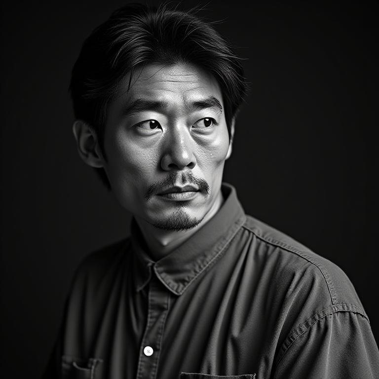 時計師、田中明氏のポートレート