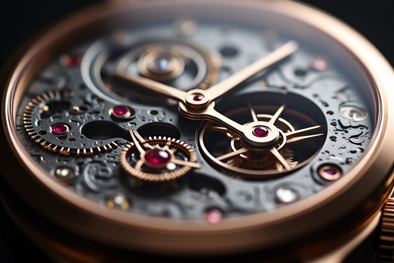 精密な時計のムーブメント